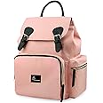 R for Rabbit Caramello Bliss Diaper Bag for Mother, Multipurpose Stylish Diaper Bag, Waterproof Maternity Backpacks, Nursing Backpack (Pink)