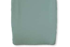 Natemia Changing Pad Cover - 100% Organic Cotton - 16X32 - Perfect for Cradle and Bassinet - Silky Soft and Hypoallergenic - Great Baby Shower - Registry Gift