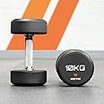 METIS Pro Urethane Dumbbells - Pair of Dumbbells for Commercial & Home Gyms | Strength Training Equipment | Gym Equipment Available In Pairs