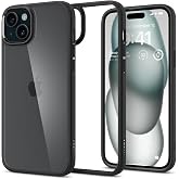 Spigen iPhone 15 ile Uyumlu Kılıf Ultra Hybrid Sararmaya Dayanıklı Siyah Şeffaf Kapak - ACS06799 (Spigen TR Garantili)
