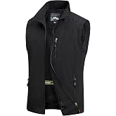 MeiLayM Fishing Vest with Multiple Pockets for Men Outdoor Travel Sports Vests Casual Breathable Jacket Photography Outdoor Q