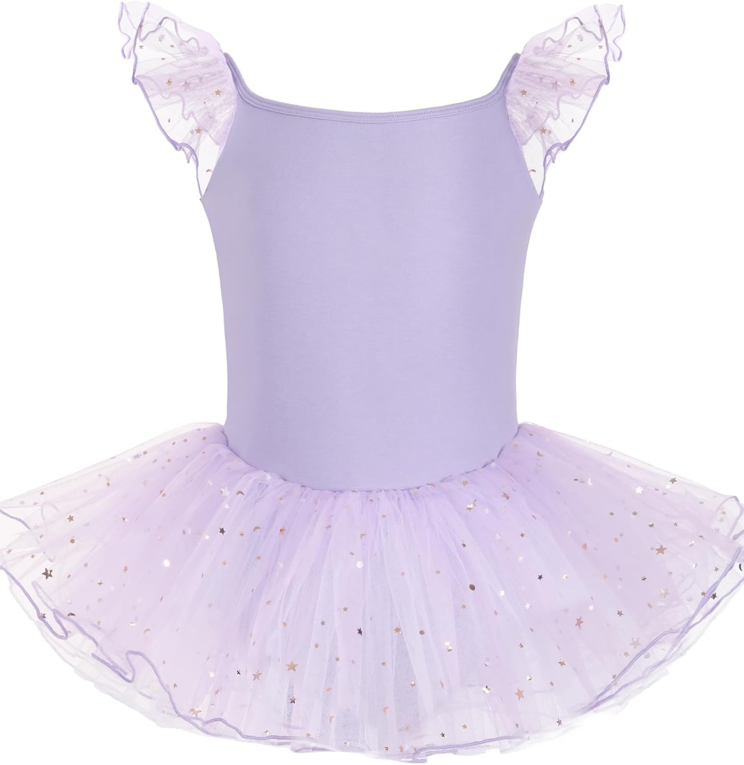 HIPPOSEUS Niña Tutu Vestidos de Ballet Maillot de Danza Gimnasia Leotardo Body Clásico para Niñas Body Traje de Baile,Y-04WDM