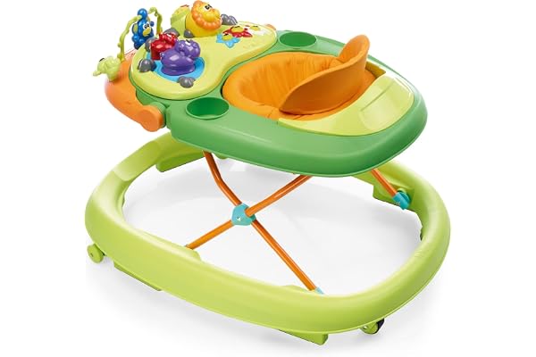 Chicco Trotteur Walky Talky pour Tout-Petits, avec Panneau de Jeu Électronique, Hauteur Réglable, Freins de Sécurité, Roues Pivotantes, Pliable et Compact, 6 Mois +