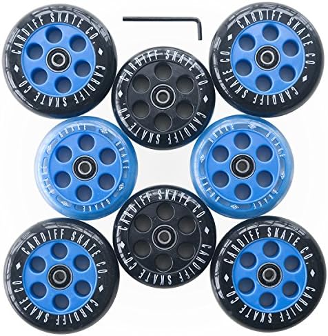 Cardiff Skate Co. Cruiser Skate Wheel Kit, Large