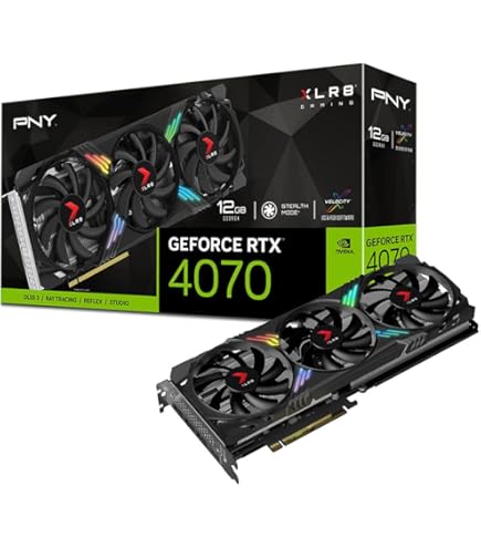 PNY GEFORCE RTX™ 4060 8GB XLR8 Gaming VERTO RGB Triple Fan Edition