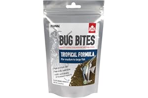 Fluval Bug Bites GRÁNULOS FÓRMULA Tropical Comida Peces Tropicales - 125GR (1.4-2mm)