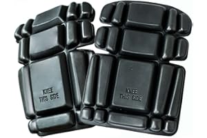 WORK IDEA Rodilleras blandas, pantalones de trabajo, rodilleras, certificado EN14404 tipo 2, parqué, rodilleras flexibles, 1 par