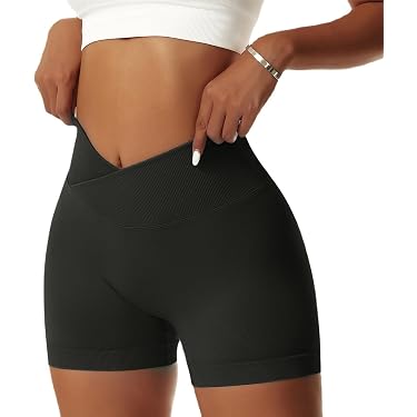 Shorts Mit Innenhose Damen Unter Kleid H&M Batik-Yogashorts Mit Hoher Taille - Nahtlose Fitness-Shorts Für Damen Leggings Po Lifting Shorts Sport Damen
