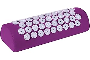 Belmalia Poduszka do Akupresury na ramiona i kark, Poduszka do masażu, Poduszka relaksacyjna, TCM Purpurowy