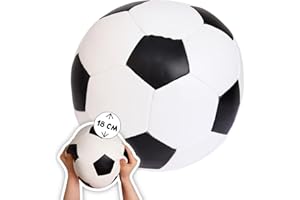 ‎ALLDORO alldoro Softball, Soft-Fußball für Indoor & Outdoor, weicher Schaumstoff-Ball für Kinder, Ø 18 cm