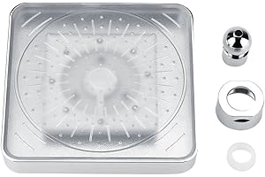 OUTBIT Cabezal de ducha con luz LED de 7 colores - Cabezal de ducha de baño de agua con luz romántica LED de 7 colores