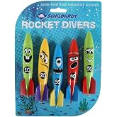 Schildkr&ouml;t Rocket Divers | 5 Underwater Rockets 12.5 cm | Diving Toy for Children + 5 Years | Visible Underwater | Ideal Pool