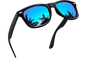 Joopin Klassische Sonnenbrille Herren Polarisiert Retro Rechteckig und UV400 Sonnenbrille Damen Groß