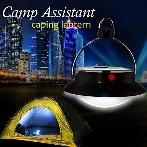Sidiou Group 60 LED Outdoor Indoor Camping Licht 18650 Fern Tragbare Lampenschirm Kreis Zelt-Laterne-White Light Campingplatz Hängelampe - 6
