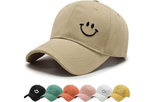 Cozyan Casquette De Baseball pour Femmes Hommes, Coton Anti-Soleil Baseball Cap, Casquette de Baseball Vintage Cap Coton Adjustable, Running Plein Air Et Les Loisirs Casquette