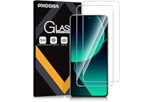 Phoona Folia ochronna na wyświetlacz Xiaomi 13T/ 13T Pro 5G, odporna na zarysowania, twardość 9H, bez pęcherzyków powietrza, przezroczysta folia ochronna na wyświetlacz do Xiaomi 13T 5G, 2 sztuki