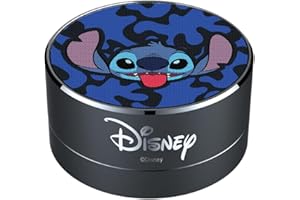 ERT GROUP Haut-Parleur Bluetooth Disney Modèle Stitch 013, Haut-Parleur Portable 3 W, Microphone et Radio FM intégrés, Emplacement pour Carte Micro SD, Batterie Rechargeable