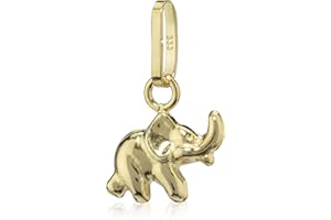 NKlaus Baby Elefant klein 333 Gelb Gold 8 Karat Kettenanhänger 9,6mm Elefanten Amulett 4192