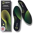 Enertor Ultimate Running Insoles with PX1 Shock-Absorbing Technology. Relief for: Plantar Fasciitis, shin splints, Achilles tendonitis, Runners Knee, Foot & Heel Pain