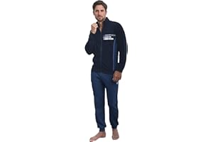 GIVOVA Tuta Homewear Uomo in French Terry, per Mezze Stagioni Vari Modelli Maschile, Primavera Autunno