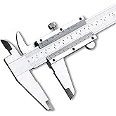 Spurtar Vernier Caliper Gauge 0-150mm 0-6" Precision Calipers Measuring Tool Accuracy 0.02mm/0.001" for DIY/Household/Industr