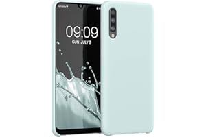 kwmobile Carcasa Compatible con Samsung Galaxy A50 Funda - Case TPU y Silicona antigolpes - Apto Carga inalámbrica - Menta Cool