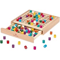 Dal Negro Roadblock - Gioco Da Tavolo Strategico In Legno Per 2-4 Giocatori, 8+ Anni, Con Tabellone Magnetico E Pioli - 5