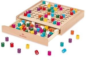 Dal Negro - Our Sudoku - Juego de Mesa de Madera, Apto para niños 8+ y Toda la Familia, 2 o más Jugadores, Talla única, 54112