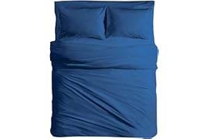 MAXIME MAISON - Completo Lenzuola Matrimoniali Cotone 100% Made in Italy, Set Lenzuola Letto Matrimoniale Anallergiche con Federe Tinta Unita, Biancheria da Letto Certificata Oeko Tex Standard 100