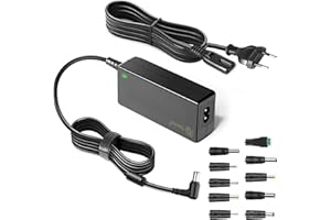 69 GONINE Gonine 24V 2,5A 60W Adaptateur Secteur, DC 24V 1,0A 1,5A 2,0A 2,5 A avec Prise CC 5,5 x 2,5mm et connecteur 10 Prises CC pour Bandes Lumineuses LED, Moniteur d'ordinateur et Plus Encore