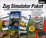 Zug Simulator Paket: Microsoft Train Simulator, Lokomotiven, Waggons, Strecken