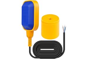 Jadeshay Interruttore a Galleggiante, 3M Cavo Sensore Livello Acqua 250V 16A Sensore Livello Acqua Serbatoio per Serbatoi d'Acqua, Piscine