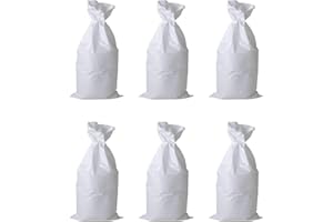 EraGreen Polypropylene Fabric Bags 50 cm x 80 cm 25 kg High Tear-Resistant Transport Bag Grain Bag Sandbag Flood Rubble Bag Pack of 10