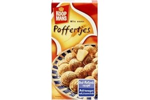 Koopmans Poffertjes Origineel Mix - Een Pak is Voldoende voor Ongeveer 150 Poffertjes/Un paquet fait environ 150 crêpes en argent (mélange pour les crêpes en dollar argenté)