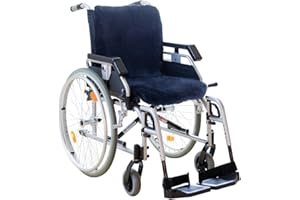 ‎CHRIST CHRIST Lammfell Rollstuhlauflage Lammfellauflage für Sitz und Rücken, Rollstuhl Sitzauflage und Sitzkissen aus echtem Fell erhältlich in anthrazit, in 40x85 cm