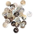 Natural Shell Sewing Button Sewing Craft Buttons 10mm 30Pcs
