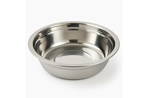 SNOUTEX Bol en acier inoxydable - Mangeoire en acier inoxydable avec capacité de 1,2 kg, bol pour chien