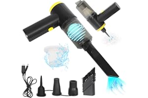 JIRMERP Aspirapolvere Portatile,8000PA Aspirabriciole Senza Fili, Mini Aspirapolvere senza fili Ricaricabile con Ricarica di Tipo C, 20-30 Minuti di Autonomia per Auto, Cucina, Casa, Peli di Animali Domestici