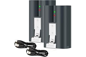 WAHXIYUG Rechargeable Ring Doorbell Battery Pack, Compatible with Ring Video Doorbell 2/3/4 and Spotlight Camera and Stick Up Camera, Battery 3.65V 6040mAh (2 battery)