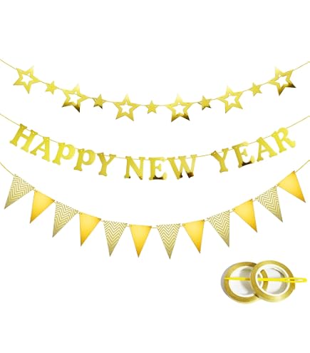 Produktbild von Silvester Deko 2026, 60g Streudeko Silvester Mit Happy New