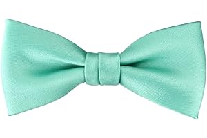 TigerTie Pajarita para bebé en monocolor, talla 29 hasta 50 cm, cuello ajustable + caja de almacenamiento