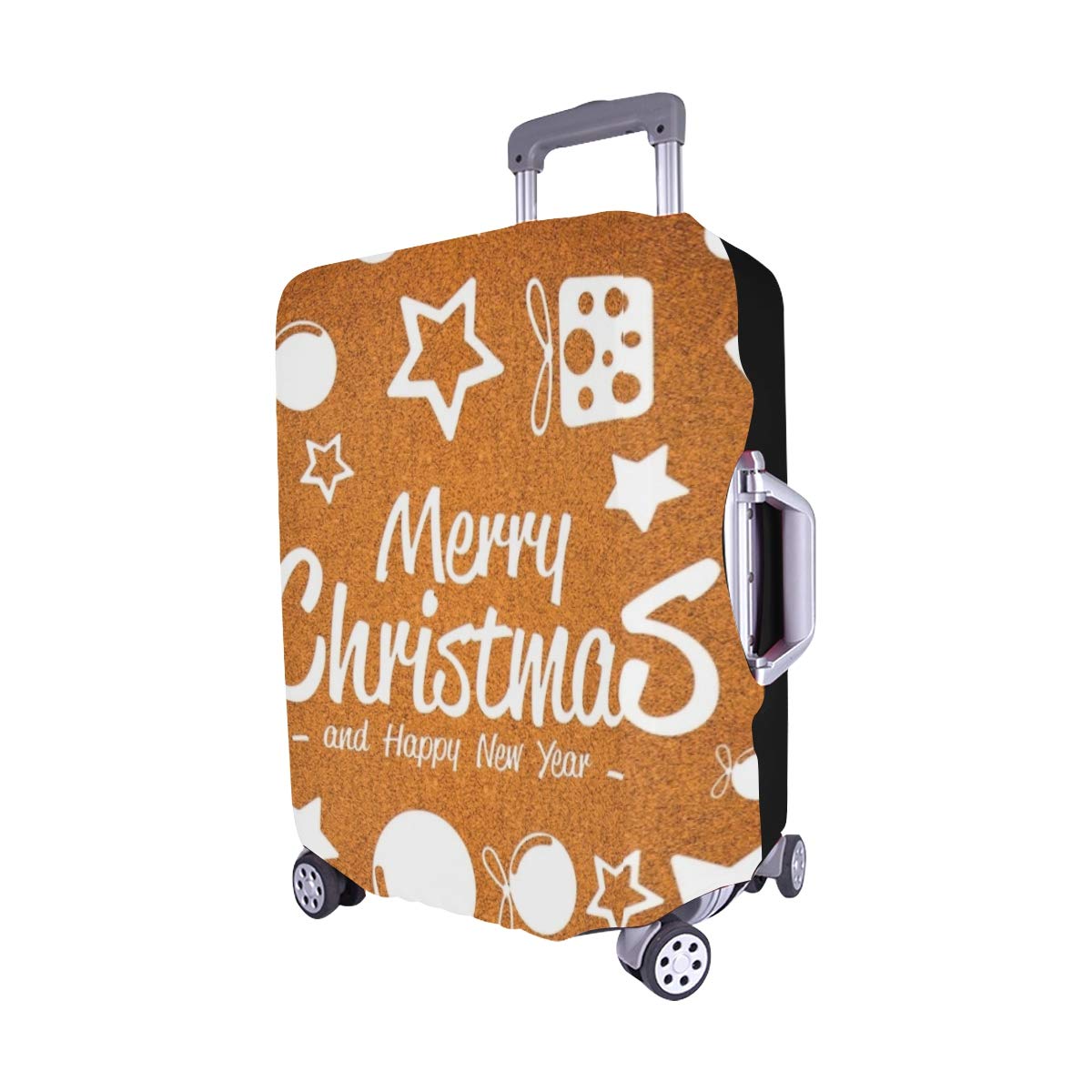 Merry-Weihnachten-EIN-frohes-neues-Jahr-Stock-Illustration-Muster-Spandex-Staubschutz-Trolley-Protector-case-Fall-reisegepck-auf-285-x-205-cm-beschtzer-Koffer