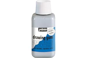 PEBEO Pébéo- Drawing gum, 250 ml, Bleuté