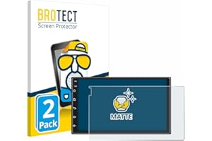 BROTECT Protector Pantalla Anti-Reflejos para Ankeway Car Radio 7" (2 Unidades) Película Mate Anti-Huellas
