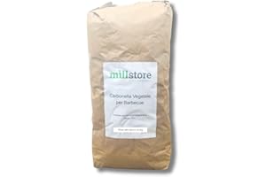 MILLSTORE Carbonella per Barbecue Vegetale Artigianale - Sacco da 10 kg