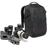 Manfrotto PRO Light Backloader M, Backpack for Mirrorless Cameras, Top and Rear Access, Double Tripod Attachment, Interchange