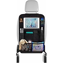 MEISO Autositz Organizer Aus Oxford Stoff - 10L Tragbarer Sitzorganizer Mit Tablet-Tasche