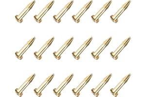 QUARKZMAN 1.2x6mm Piccoli Chiodi x 200pz da Mano Hardware Fissaggi Mini Chiodi Fai-da-Te Decorativi Legno Scatole Nere