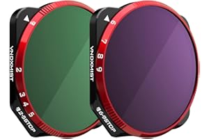 Freewell Variable ND (Mist Edition) 2-5 Stop, 6-9 Stop 2er Pack VND-Filter kompatibel mit Mavic 3/Mavic 3 Cine/Mavic 3E(Nicht Kompatibel mit Mavic 3 Classic/Mavic 3 Pro/Mavic 3 Pro Cine)