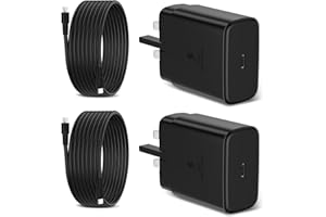 YOTATIV 45W Fast Charger USB C, 6.5FT/2M USB C Charger Fast Charging for Samsung S25/S24/Plus/Ultra, PD 3.0 GaN Type C Charging Block Compatible with iPhone 17/16/15 and More